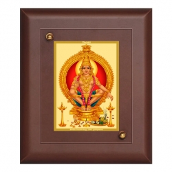 Diviniti MDF Wall Hanging Frame Gold Plated Normal Foil Ayyuppan (MDF-S1)