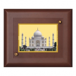 Diviniti MDF Wall Hanging Frame Gold Plated Normal Foil Taj Mahal (MDF-S1)