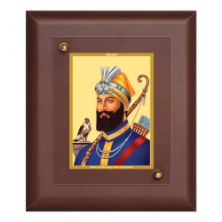 Diviniti MDF Wall Hanging Frame Gold Plated Normal Foil Guru Gobind Singh (MDF-S1)