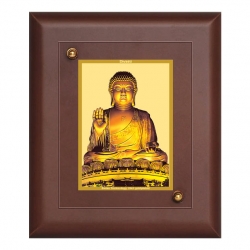 Diviniti MDF Wall Hanging Frame Gold Plated Normal Foil Buddha (MDF-S1)