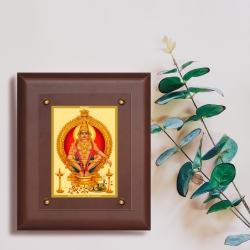 Diviniti MDF Wall Hanging Frame Gold Plated Normal Foil Ayyuppan (MDF-2.5)