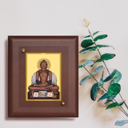 Diviniti MDF Wall Hanging Frame Gold Plated Normal Foil Mahaveer (MDF-S2)