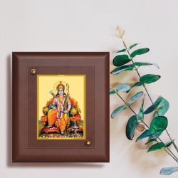 Diviniti MDF Wall Hanging Frame Gold Plated Normal Foil Shree Ram (MDF-S2)