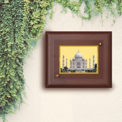 Diviniti MDF Wall Hanging Frame Gold Plated Normal Foil Taj Mahal (MDF-S2)