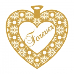 Diviniti Forever Heart Bookmark