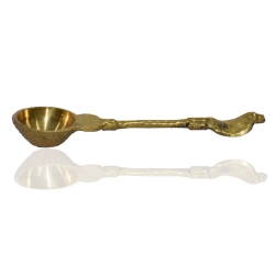 Pujashoppe Brass Puja Spoon