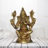 Pujashoppe Brass Sitting Ganesha