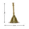 Pujashoppe Brass Puja Bell (PUJAPRO0112)