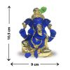 Pujashoppe Ganesha Statue Blue (PUJAGANESHA030)
