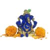 Pujashoppe Ganesha Statue Blue (PUJAGANESHA030)