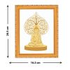 Diviniti Wall Hanging Yellow Photo Frame Sitting Buddha (DGF-S2) (DDGFS3B10116)