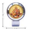 Diviniti Mettalic Siiting Ganesha Bike Frame (DBFN2ABF025)