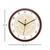 Diviniti Mughal Design Numaric Dial Analog Wall Clock Brown (DBWC6INFN0114)