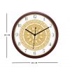 Diviniti Surya Design Numaric Dial Analog Wall Clock Brown (DBWC6INFN0116)
