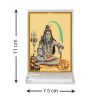 Diviniti Acrylic Car Frame Gold Plated Normal Foil Sitting Shiva (DCFN3CR0321)