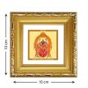 Diviniti Double Glass Photo Frame Gold Plated Normal Foil Padmawati (DDGFN1AWHF011)