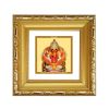 Diviniti Double Glass Photo Frame Gold Plated Normal Foil Siddhivinayak (DDGFN1AWHF016)