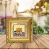 Diviniti Double Glass Photo Frame Gold Plated Normal Foil Golden Temple (DDGFN1AWHF034)