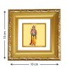 Diviniti Double Glass Photo Frame Gold Plated Normal Foil Standing Ram ji (DDGFN1AWHF050)