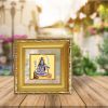 Diviniti Double Glass Photo Frame Gold Plated Normal Foil Sitting Shiva (DDGFN1AWHF054)
