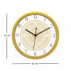 Diviniti Fibonacci Design Numaric Dial Analog Wall Clock Gold (DGWC6INFN0129)