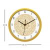 Diviniti Chakra Design Numaric Dial Analog Wall Clock Gold (DGWC6INFN0131)