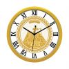 Diviniti Vaishno Devi Darbar Design Roman Dial Analog Wall Clock Gold (DGWC6INFR0145)