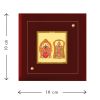 Diviniti MDF Photo Frame Gold Plated Normal Foil Padmawati With Bala Ji (DMDFN1AWHF015)