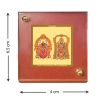Diviniti MDF Car Frame Gold Plated Normal Foil Padmawati Bala Ji (DMDFN1BCF0355)