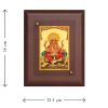 Diviniti MDF Wall Hanging Frame Gold Plated Normal Foil Sitting Ganesha (DMDFN1WHF0164)
