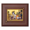 Diviniti MDF Wall Hanging Frame Gold Plated Normal Foil Laddu Gopal (DMDFN1WHF0166)