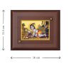 Diviniti MDF Wall Hanging Frame Gold Plated Normal Foil Laddu Gopal (DMDFN1WHF0166)