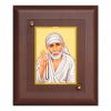 Diviniti MDF Wall Hanging Frame Gold Plated Normal Foil Sai Baba Blessing (DMDFN1WHF0187)