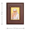 Diviniti MDF Wall Hanging Frame Gold Plated Normal Foil Sai Baba Blessing (DMDFN1WHF0187)