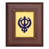 Diviniti MDF Wall Hanging Frame Gold Plated Normal Foil Khanda Sahib (DMDFN1WHF0208)