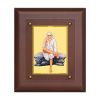 Diviniti MDF Wall Hanging Frame Gold Plated Normal Foil Sai baba Sitting on Stone (DMDFN25WHF081)