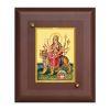Diviniti MDF Wall Hanging Frame Gold Plated Normal Foil Durga Maa (DMDFN2WHF0111)