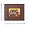 Diviniti MDF Wall Hanging Frame Gold Plated Normal Foil Jagannath Ji (DMDFN2WHF0114)