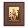 Diviniti MDF Wall Hanging Frame Gold Plated Normal Foil Krishna with Cow (DMDFN2WHF0116).