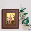 Diviniti MDF Wall Hanging Frame Gold Plated Normal Foil Krishna with Cow (DMDFN2WHF0116)