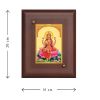 Diviniti MDF Wall Hanging Frame Gold Plated Normal Foil Lakshmi sitting On Lotus (DMDFN2WHF0117)