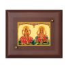 Diviniti MDF Wall Hanging Frame Gold Plated Normal Foil Lakshmi Ganesha (DMDFN2WHF0118)