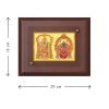 Diviniti MDF Wall Hanging Frame Gold Plated Normal Foil Padmawati Balaji (DMDFN2WHF0123)