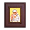 Diviniti MDF Wall Hanging Frame Gold Plated Normal Foil Sai Baba Blessing (DMDFN2WHF0131)