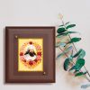 Diviniti MDF Wall Hanging Frame Gold Plated Normal Foil Floral Print Saint Zorashtra (DMDFN2WHF0155)