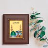 Diviniti MDF Wall Hanging Frame Gold Plated Normal Foil Mecca Madina (DMDFN2WHF0159)