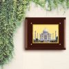 Diviniti MDF Wall Hanging Frame Gold Plated Normal Foil Taj Mahal (DMDFN3WHF0241)