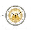 Diviniti Floral Vaishno Devi Darbar Design Numaric Dial Analog Wall Clock Silver (DSWC6INFN0153)