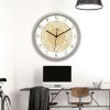 Diviniti Floral Design Numaric Dial Analog Wall Clock Silver (DSWC6INFN0155)