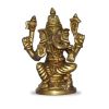 Pujashoppe Brass Sitting Ganesha (PUJAPRO0119)
